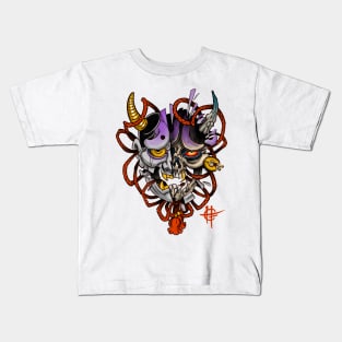 Cracked Hannya Kids T-Shirt